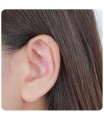 Bright Double Stars Dual Ring Ear Cuff EC-202